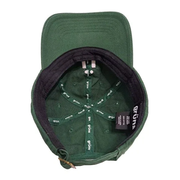 Gruns Nutrition Strap Back Adjustable Hat Cap Green - Picture 7 of 7